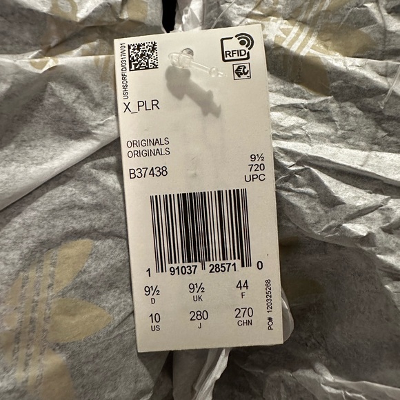 Men’s Adidas Originals X_PLR Black Gum Sole - Picture 8 of 8